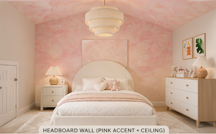 Blush & Bloom - interior design by Kema Interiors